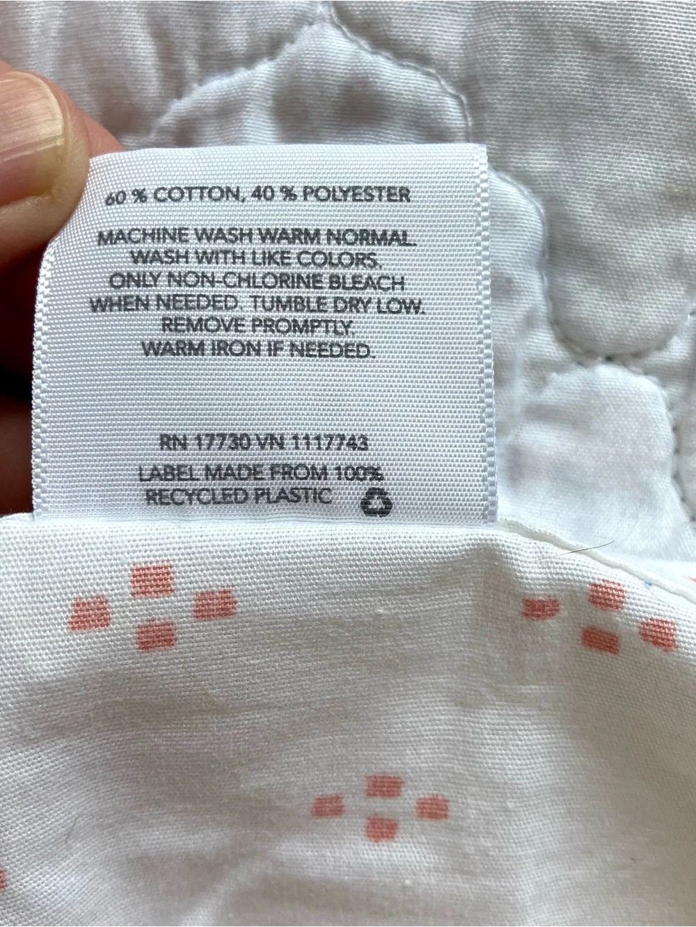 2 red on white pillow-shams in boho botanical monochrome print NWOT